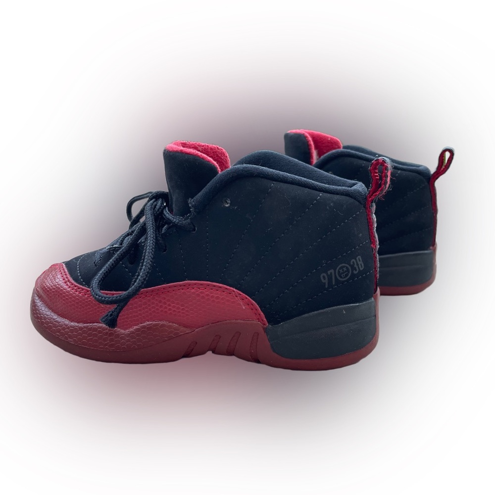 Air Jordan 12 Retro Toddler 'Flu Game' 2009 Sneakers - Picture 3 of 9
